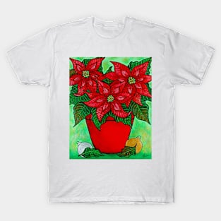 Poinsettia Season T-Shirt